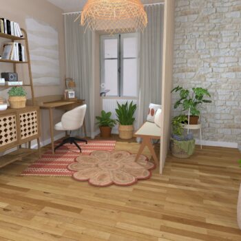 Espace bureau sur un palier