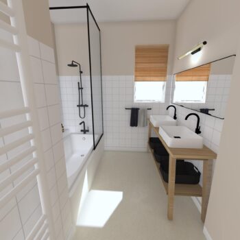 Salle de bain moderne