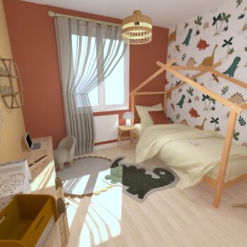 Chambre jungle enfant