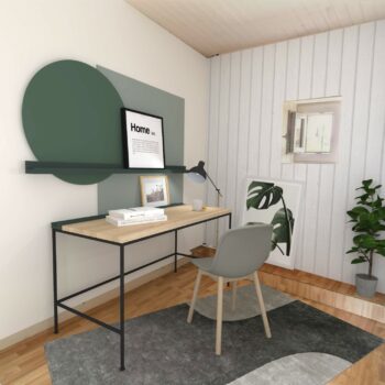 Transformation d’un palier en bureau