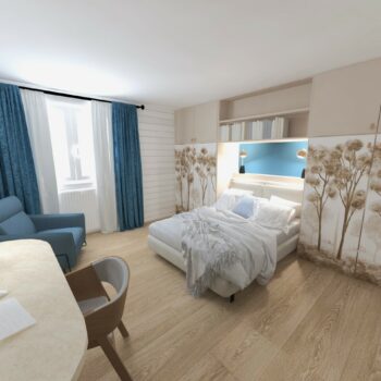 Grande chambre ambiance jungle